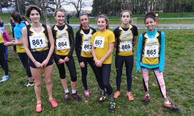 Zone de cross : 12 podiums pour Lyon Athlé