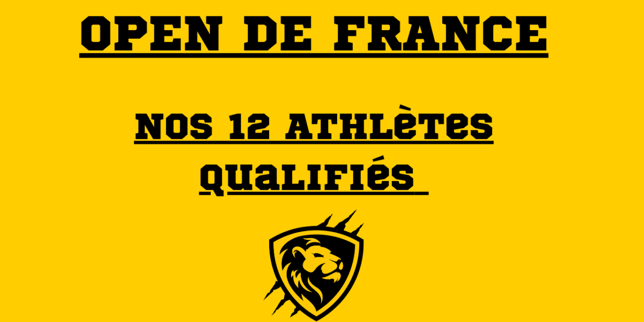 Direction les Open de France à Blois le 11 et 12 Juillet 2026