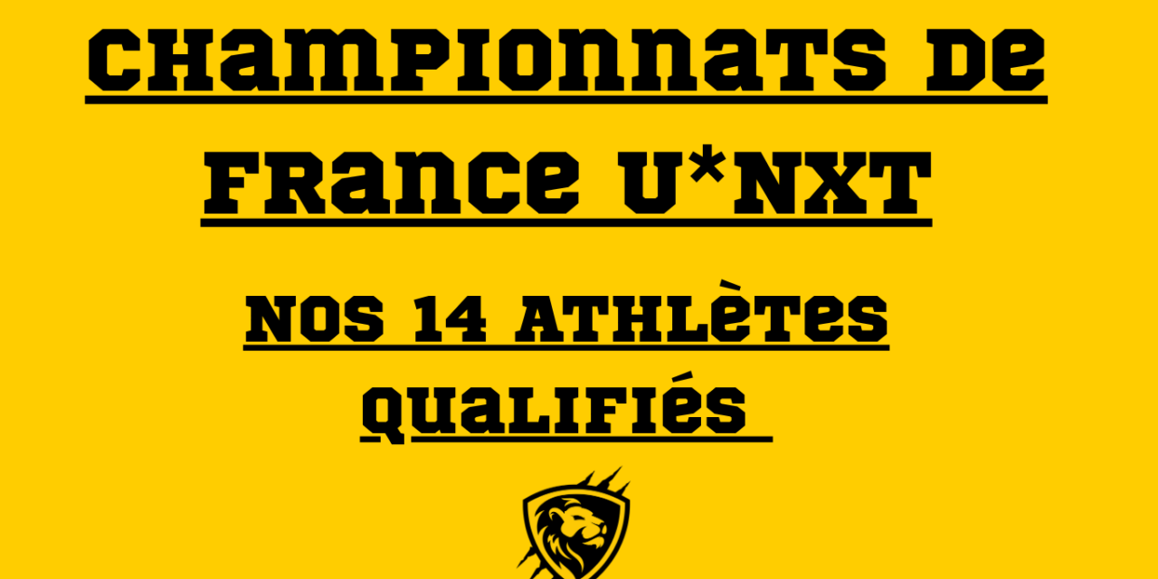 Direction les championnats de France U*NXT 2026
