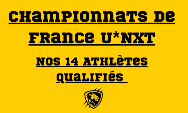 Direction les championnats de France U*NXT 2026