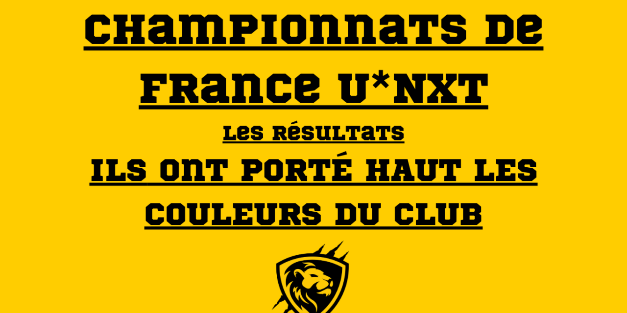 Championnats de France U*NXT : Lyon Athlé a fait le show à Charléty